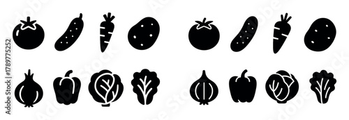 Vegetable Icon Set