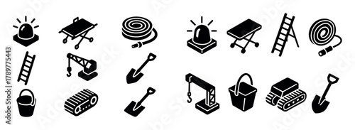 Isometric Transport Icons