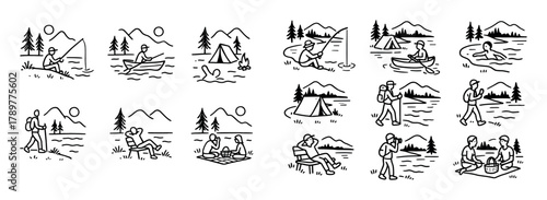 Lake Activity Icons