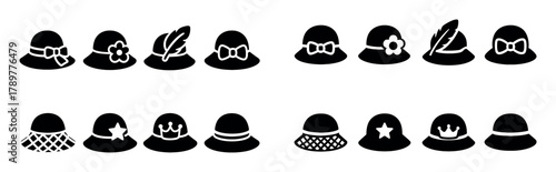 Elegant Hat Icons