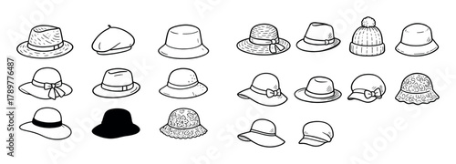 Women's Hat Icons