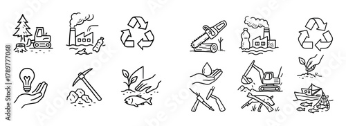 Environmental Impact Icons