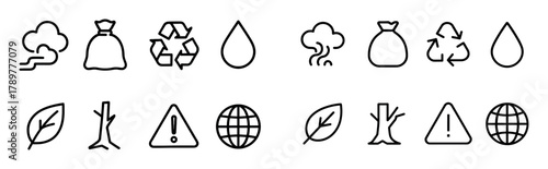 Environmental Impact Icons