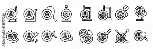 Tire Service Icons