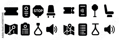 Public Transport Icons
