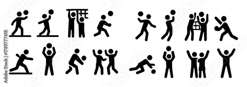 Beach Volleyball Icons