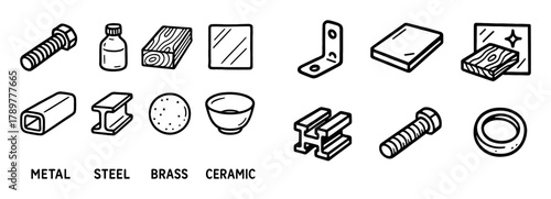 Furniture Fittings Icons