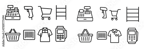 Supermarket Icon Set