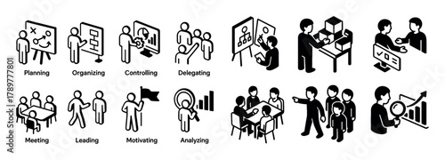 Management Icons Grid
