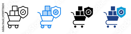 Compliance icon set multiple style collection