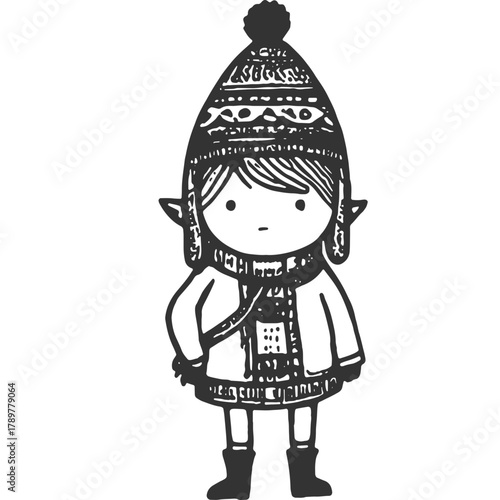 Paralyzed Memory Vintage Illustration Vector