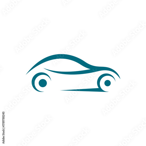 illustration of a car repair shop logo