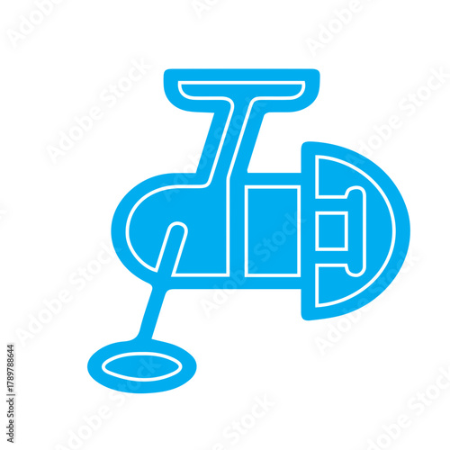 Fishing Reel Outline Icon