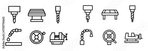 CNC Machine Icons