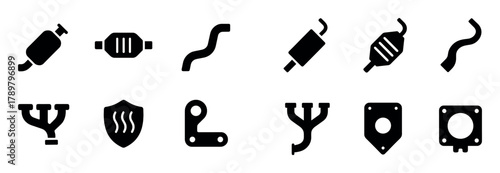 Exhaust System Icons