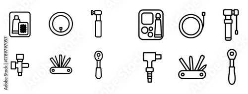 Bicycle Tool Icons