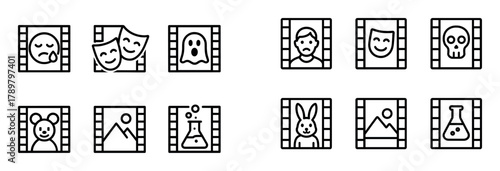 Minimalist Shortfilm Icons