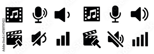 Audio Icon Grid