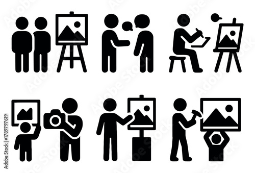 Art Exhibition Icons