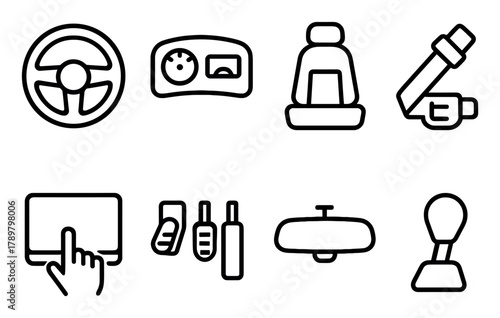 Car Interior Icons