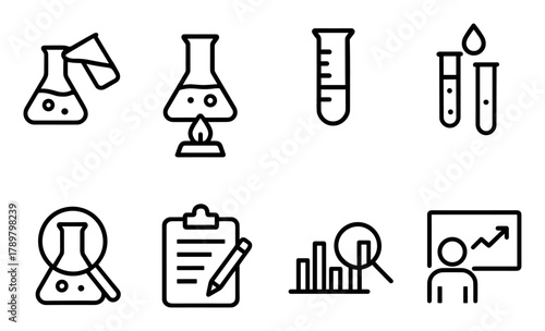 Scientific Experiment Icons