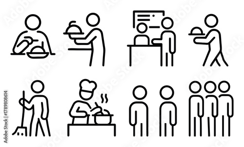 Cafeteria Icon Set