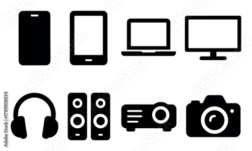 Multimedia Device Icons