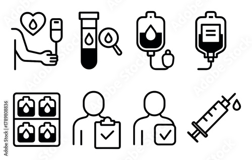Blood Donor Icons