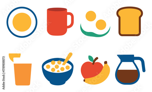Breakfast Icon Set