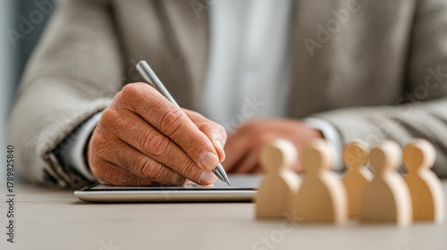 Professional business meeting featuring corporate handshake agreement with successful partnership collaboration and teamwork in modern office environment