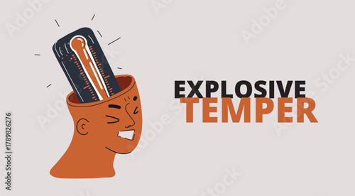 Cartoon vector illustration of a woman sitting at a desk reading a book, top view, looking up at you, symbolizing study and focus