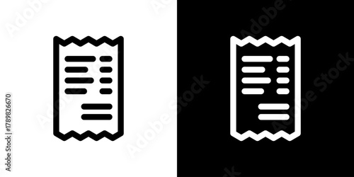 レシートのアイコン