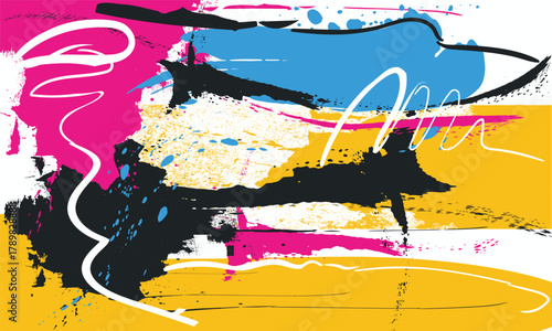 abstract texture grunge, Mixed technics, Expression Abstract painting, Abstract grungy, Irregular cross hatching strokes on canvas. Oil, acrylic paint texture.eps