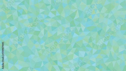 Cool Abstract Geometric Pattern of Interlocking Blue and Green Triangles background