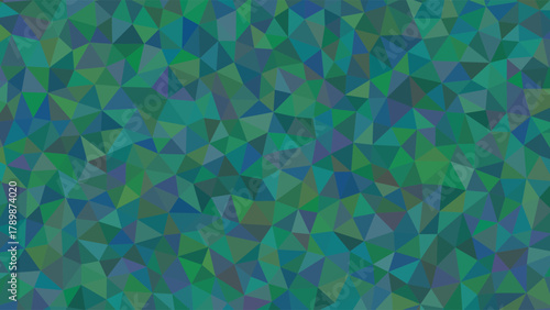 Green and Blue Polygonal Geometric Pattern Background abstract