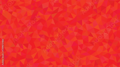 Red and Orange Polygonal Geometric Pattern Background abstract