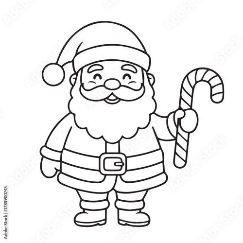 cartoon of santa claus coloring pages coloring book Christmas