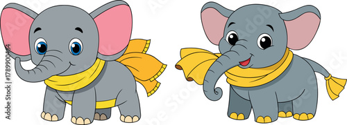 elephant cartoon illustration, cute animal art, wildlife education design, playful elephant vector, zoo animal drawing, adorable elephant clipart, baby elephant design, fun cartoon artwork, jungle ani