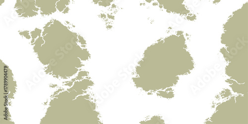 Abstract green grunge background with stains illustrating the vintage world map of continents and country borders. cartography, globe, border, outline, land, flag