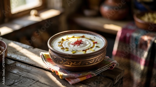 The national cuisine of Bangladesh.
Mishti-doy (sweetened creamy yogurt).