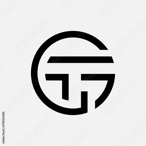 TG GT Round Monogram Logo