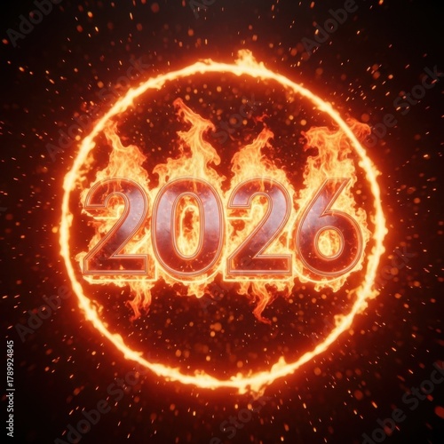 Happy New Year 2026 Template