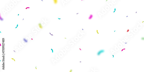 Confetti background Stunning colors that zigzag down for the celebration. Festive decoration vector illustration