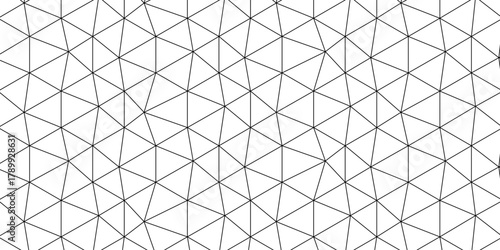 Abstract geometric wall tile and metal cube background triangle wallpaper. Seamless geometric pattern low polygon backdrop background. Gray diamond overlap polygonal background.	