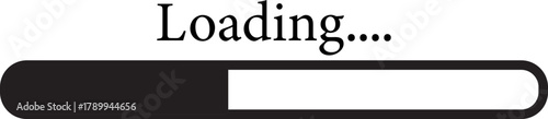Loading Icon. loading bar, Download progress icon. Collection Loading status. Vector illustration. Uploading and downloading updating sign symbol.Collection loading status bar in different design.