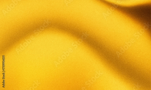 Soft old yellow fabric texture and golden paper backdrop with rough orange grunge pattern design