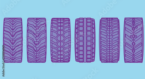 Explore different tire treads for optimal vehicle safety and performance