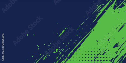 Green sports background design with abstract modern template. Vector illustration of sports players in various activities.