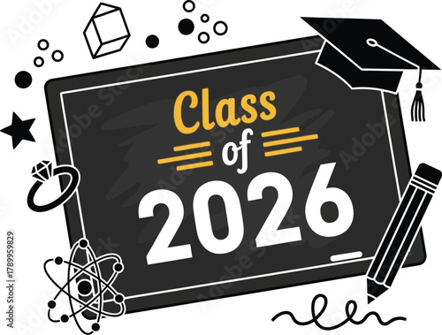 Exciting Class of 2026 graduation announcement for future graduates
