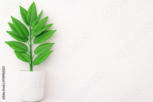 Plant care app Grow therapy Esg fintech Vue formulate sbti SD-WAN plantyou Emitwise EcoVadis Branching tree, product diversification, expanding market reach, 3D render. A minimalist visualization of